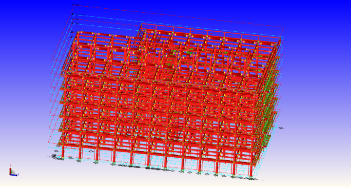 大阪の高層ビル 約2500トン